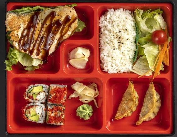 Salmon Teriyaki Bento box