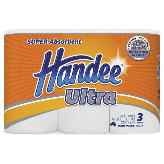 Handee Ultra Paper Towels (3 Pack)