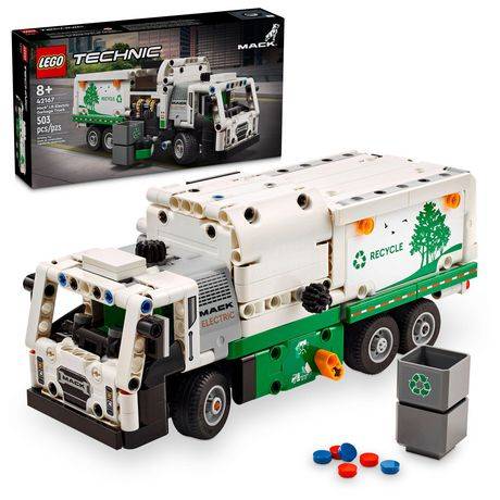 LEGO Technic Camion à ordures Mack® LR Electric 42167 Ensemble de construction (503 pièces)