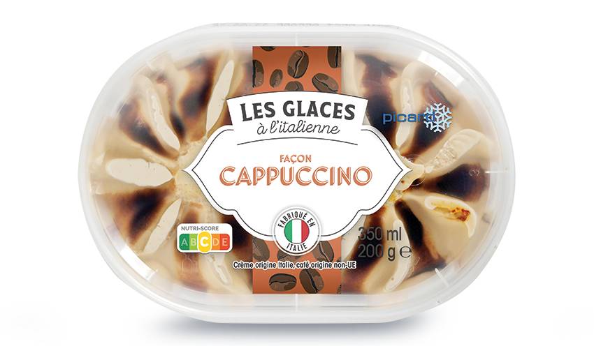 Crème glacée façon cappuccino à l'italienne