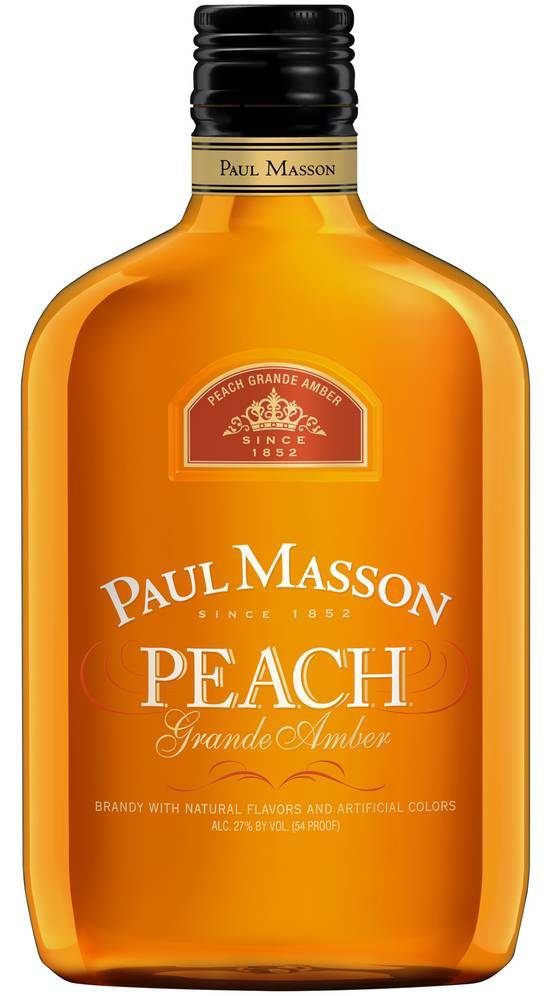 Paul Masson Grande Amber Peach Brandy (375 ml)