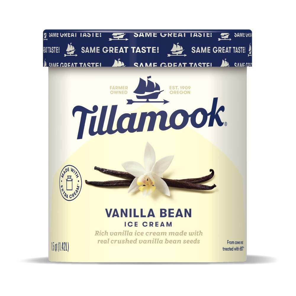 Tillamook Ice Cream, Vanilla Bean (1.5 qt)