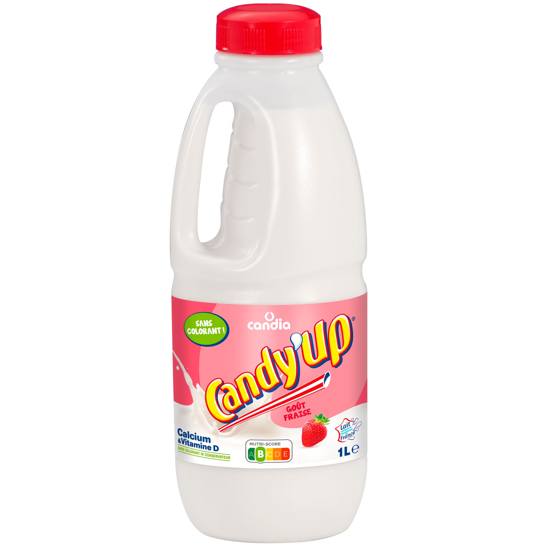 CANDY'UP FRAISE BOUTEILLE 1L