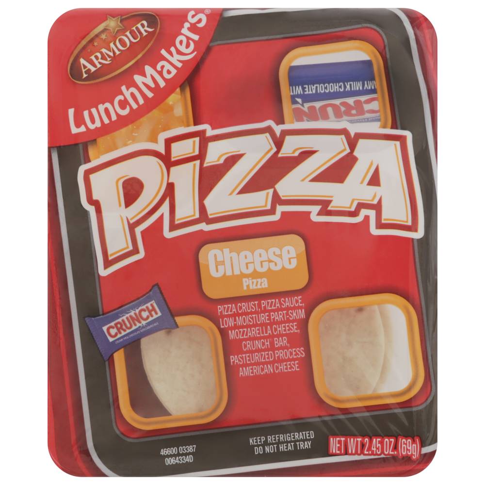 Lunchmakers Armour Cheese Pizza With Crunch Bar