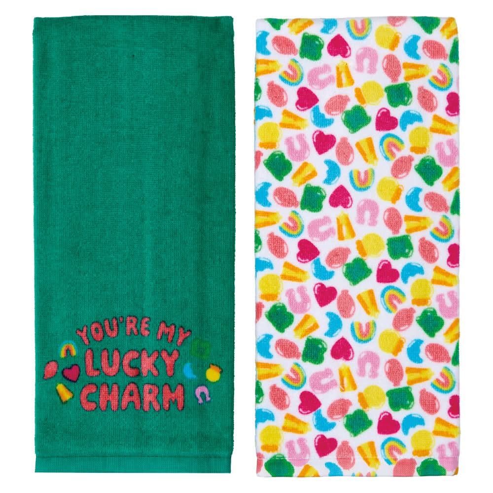 Crofton Lucky Charms 2Pk Kitchen Towel Set