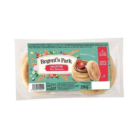 Muffins park pur beurre REGENT'S PARK - le paquet de 4 - 250g