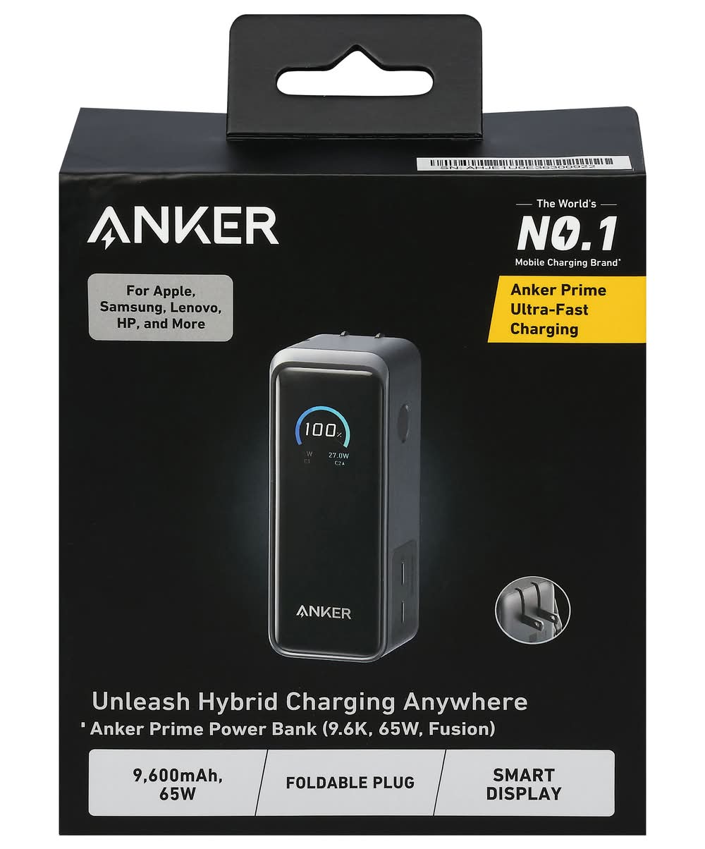 Target - Anker Prime 9000 Mah 65 Watts Power Bank, Black