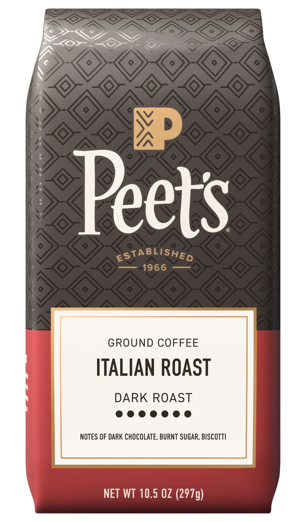 Peet's Coffee Dark Roast Ground Italian Roast Ground Coffee (10.5 oz)