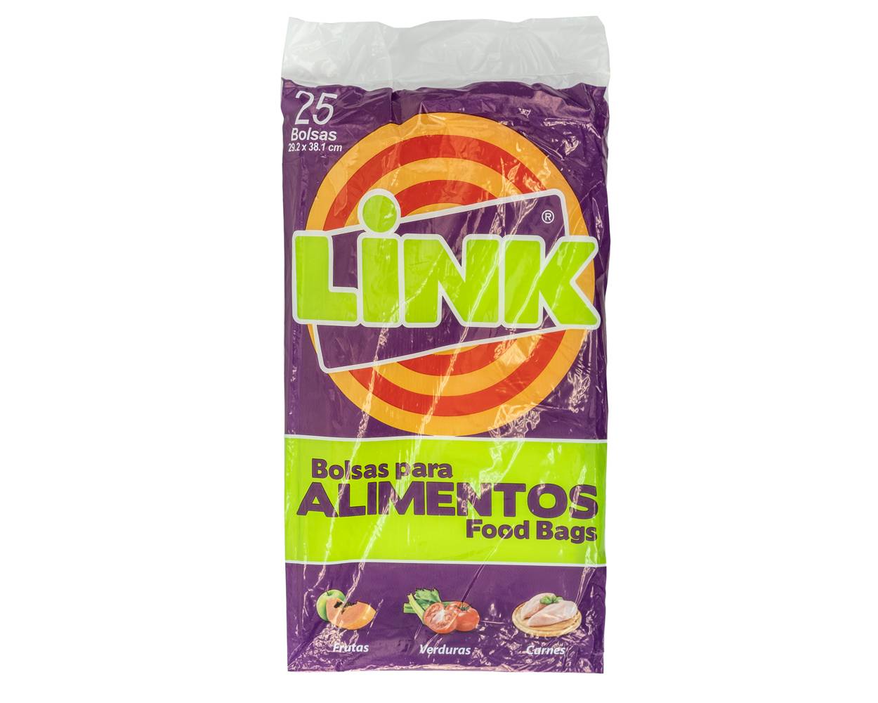 Link bolsa para alimentos (bolsa 25 unids)