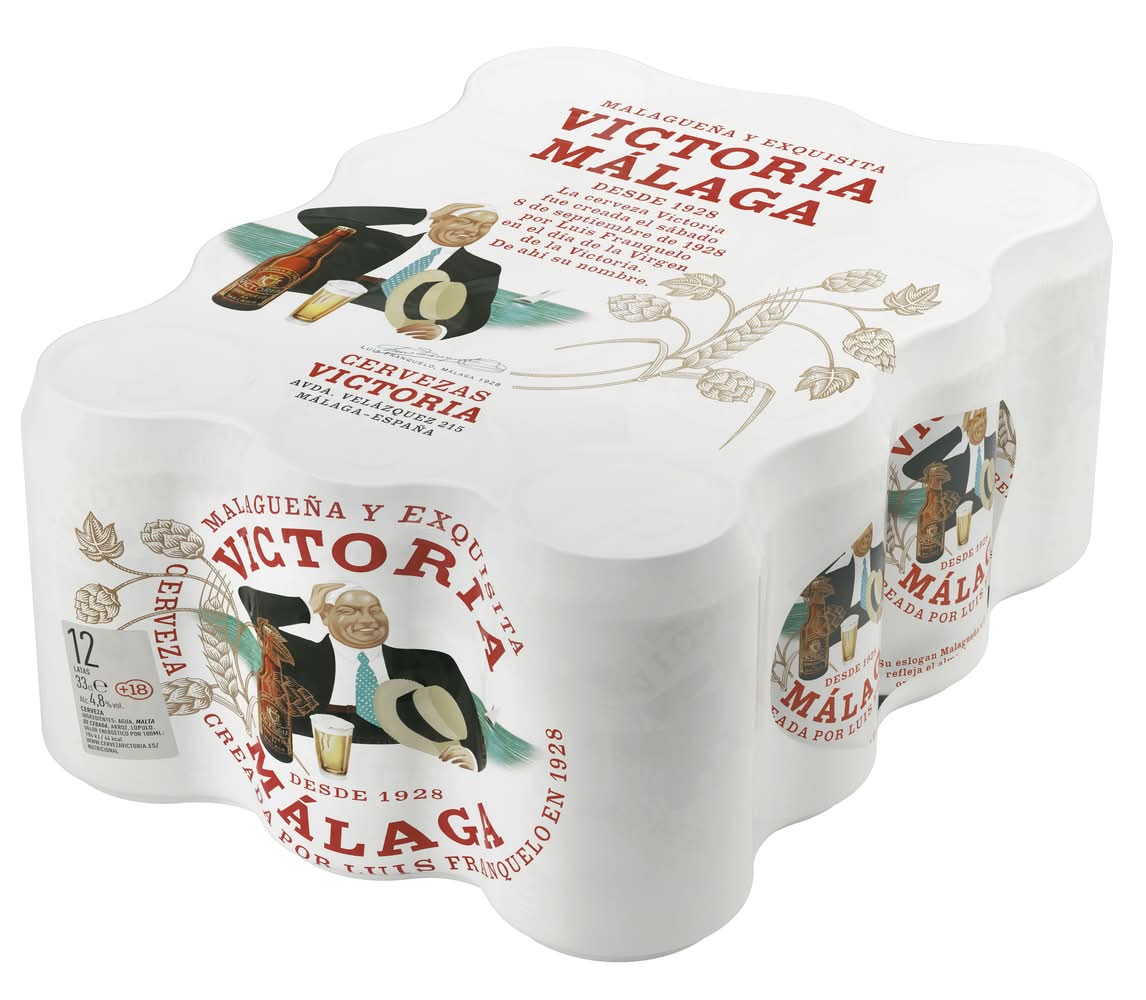 Cerveza rubia de malaga · Victoria (12 x 330 ml)