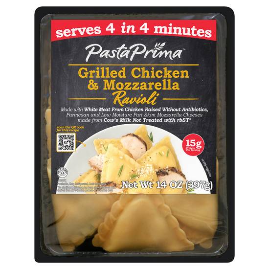 Pasta Prima Grilled Chicken & Mozzarella Ravioli (14 oz)