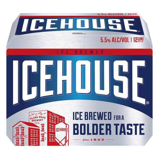 Icehouse Ice Brewed Bolder Taste Beer (12 ct, 12 fl oz)
