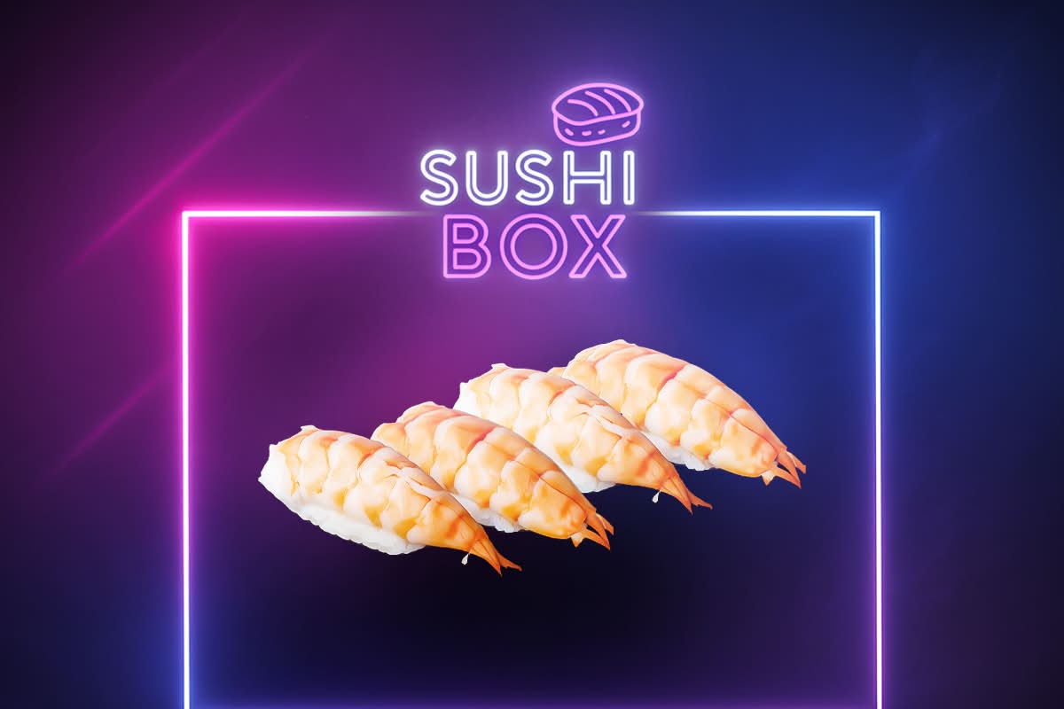 🥢 SUSHI NIGIRI CREVETTES x4 – LA DOUCEUR EMBARQUÉE