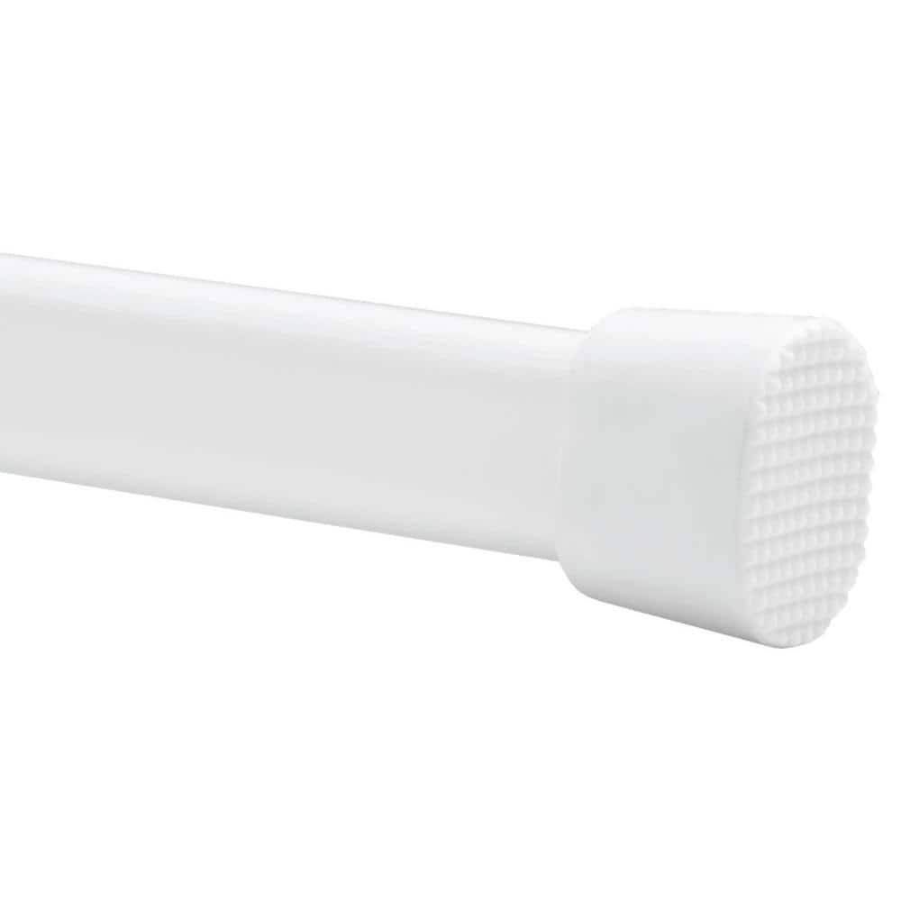 Tension Curtain Rod, 28 In. - 48 In, White