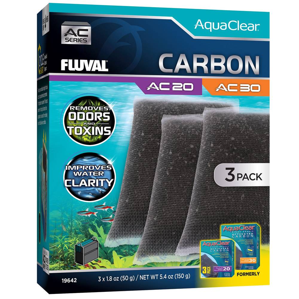 FLUVAL Active Carbon Insert (5.4 oz, 3 ct)