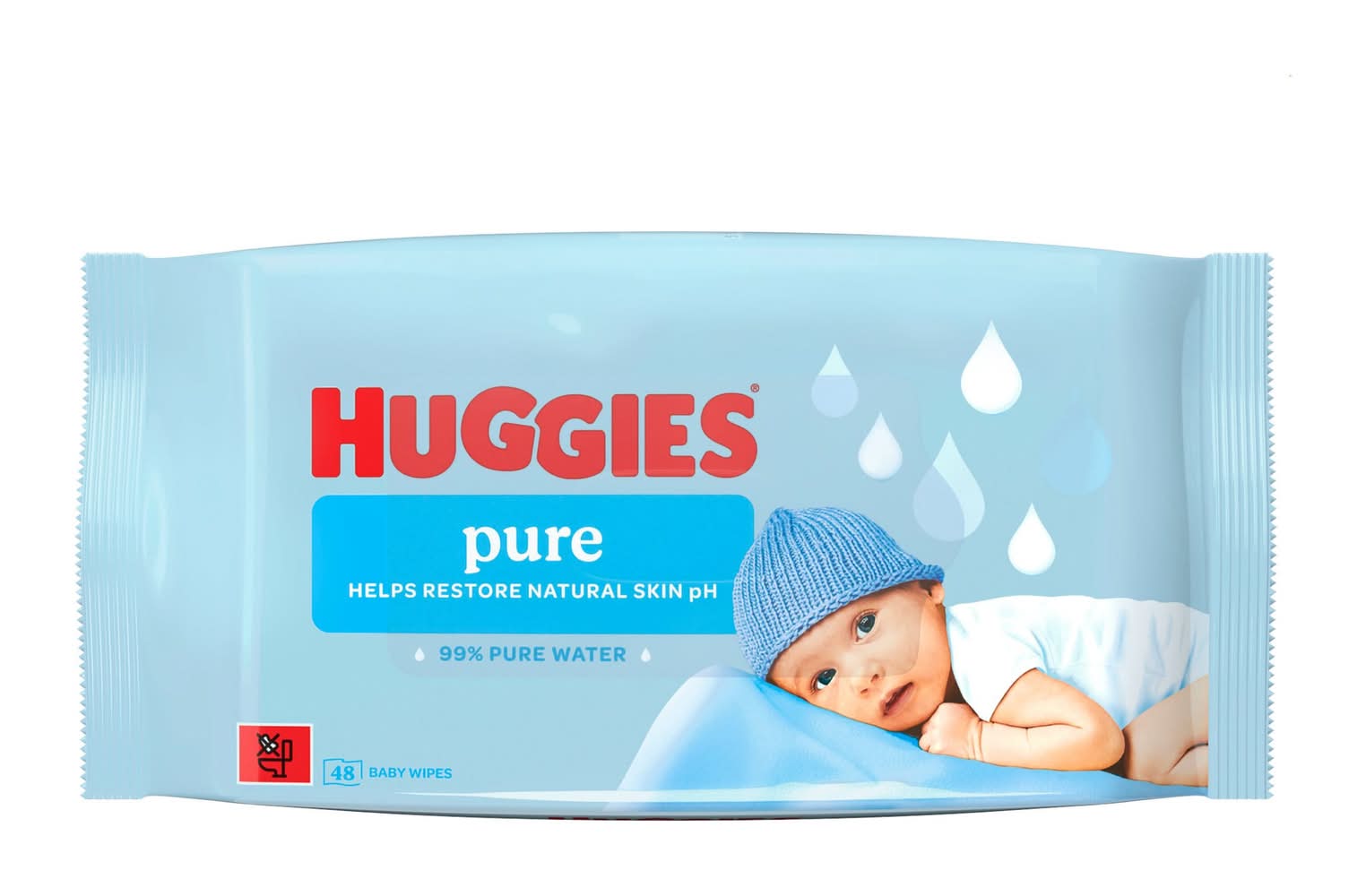 Huggies Pure Baby Wipes (56 pack)