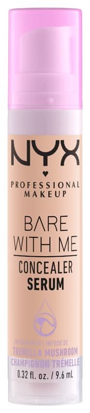 NYX Professional Makeup Bare With Me Hydrating Concealer Serum, Light (0.32 fl oz)
