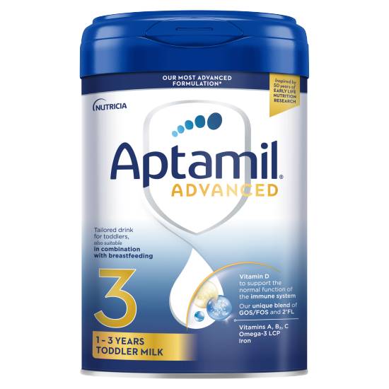 Nutricia Aptamil Advanced 3 Toddler Milk Powder 1-3 Years Baby