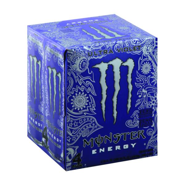 Monster Energy Drink (4 ct, 16 fl oz) (ultra violet)