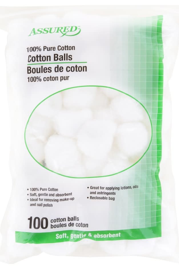 Assured 100% Pure Cotton Balls (100 ct)