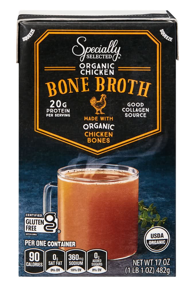 Specially Selected Organic Chicken Bone Broth (17 oz)