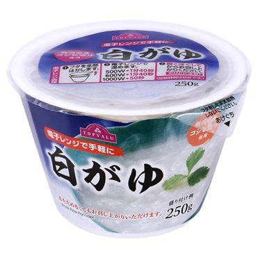 トップバリュ レンジでカップ白がゆ 250g