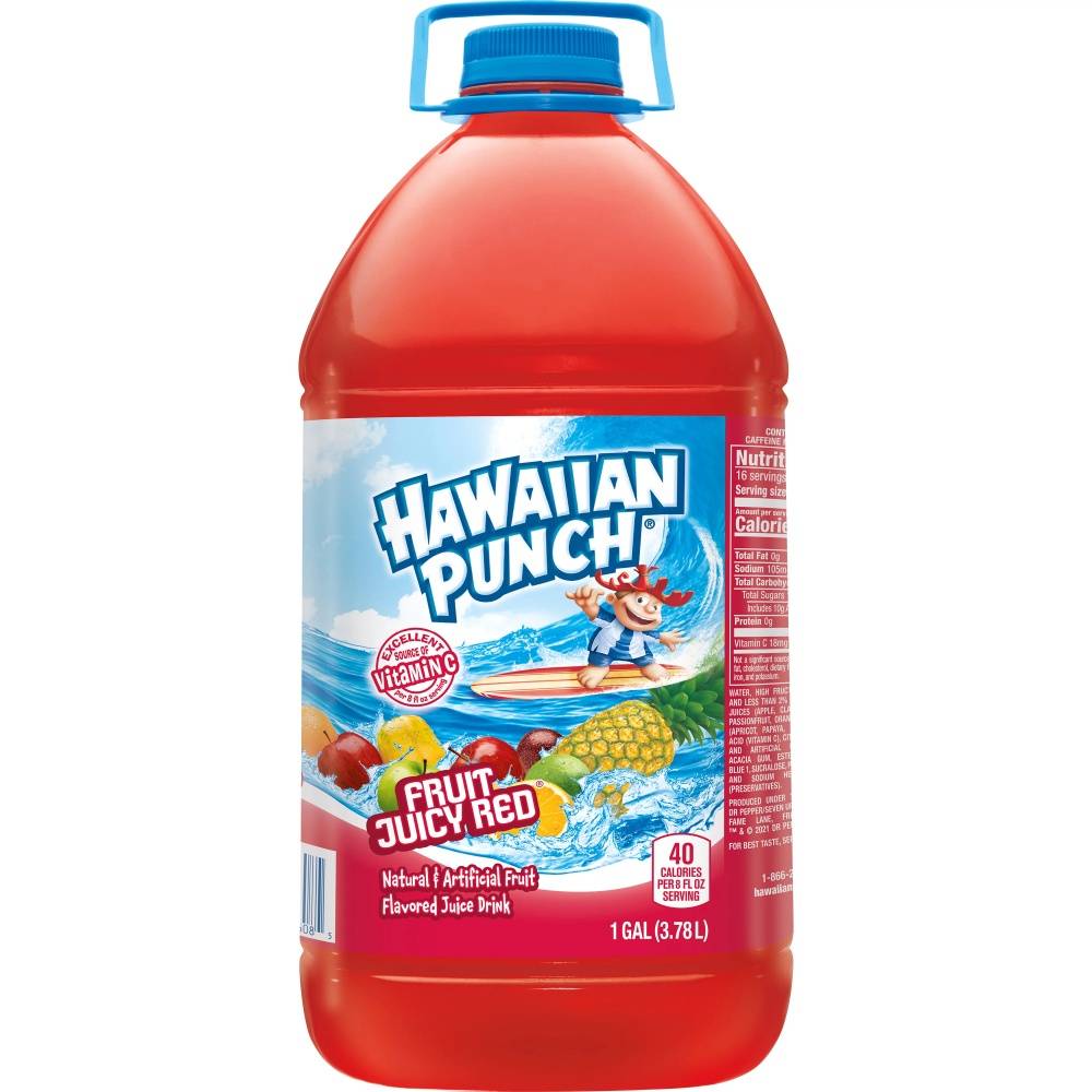 Hawaiian Punch Drink, Fruit Juice Red (1 gal)