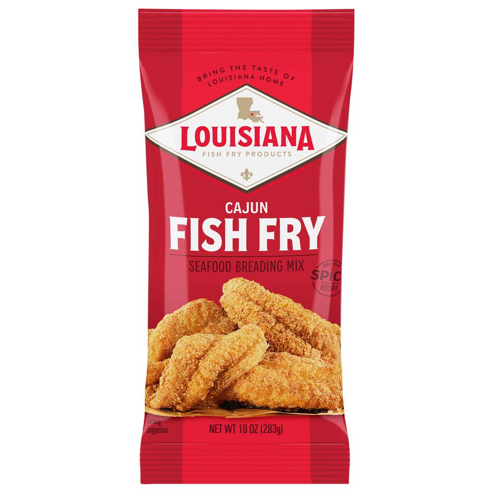 Louisiana Cajun Crispy Spicy Seafood Breading Mix (10 oz)