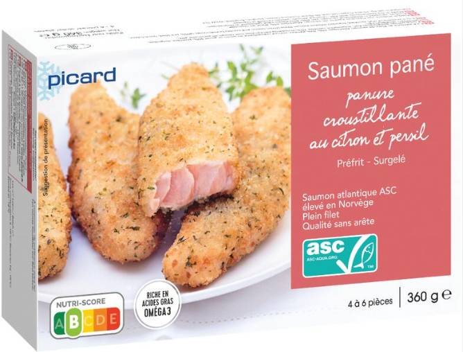 Saumon pané ASC, 4 à 6 portions de filets