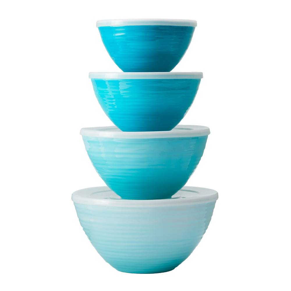 Pandex 4 Piece Ommbre Melamine Mixing Bowls