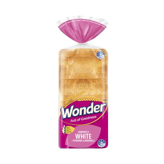 Wonder White Bread + Vitamins & Mineral 700g