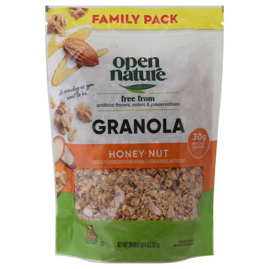 Open Nature Honey Nut Granola Family pack (honey)