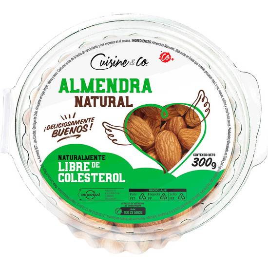 Cuisine & Co - Almendra natural - 300 g
