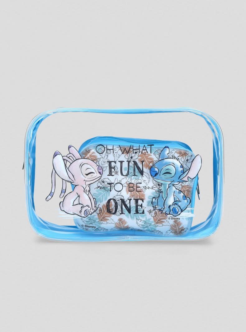 Disney Set de Accesorios 2 Cosmetiqueros Stitch 2 Piezas único color