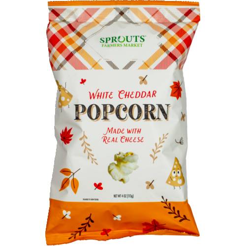 Sprouts White Cheddar Popcorn Made With Real Cheese