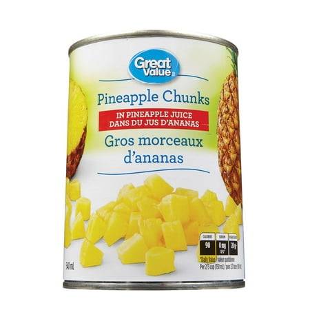Great Value Pineapple Chunks (540 ml)