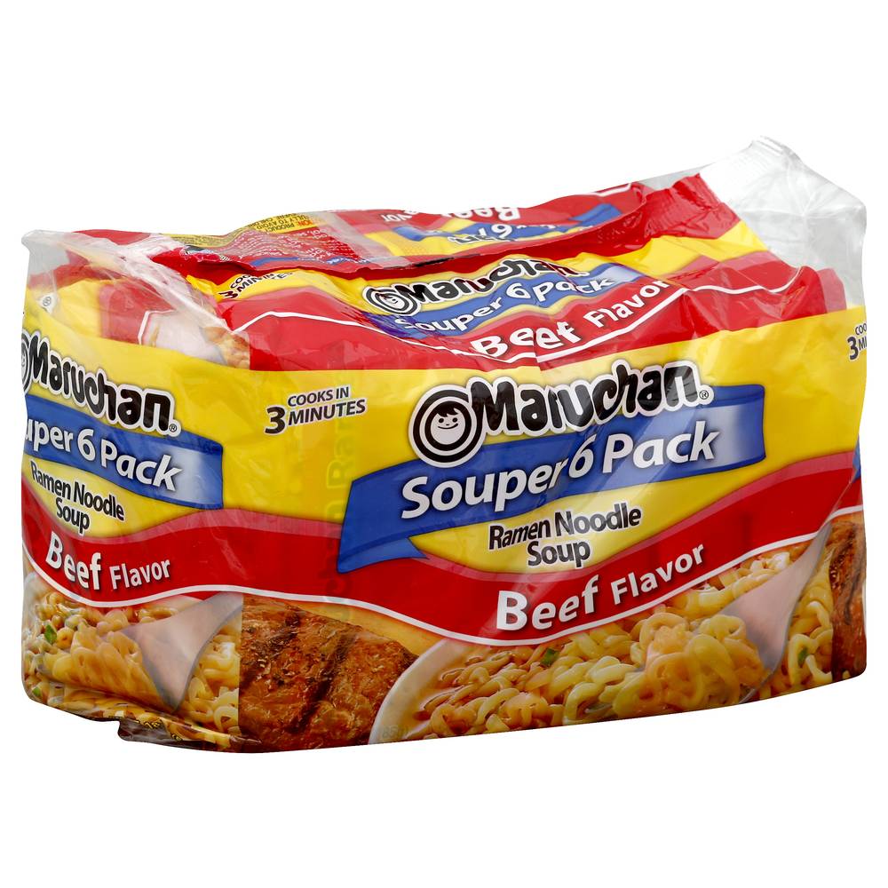 Maruchan Beef Flavor Ramen Noodle Soup (6 ct)