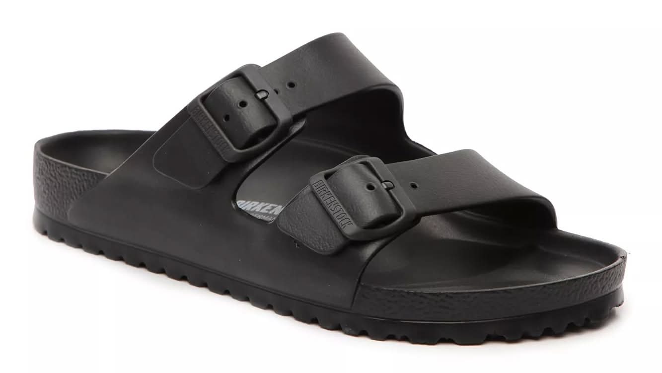 Birkenstock Arizona Essentials Eva Slide Sandal - Men's (Black Regular/Wide - EU 46 / US Men's 13-13.5 / Women's 15-15.5)