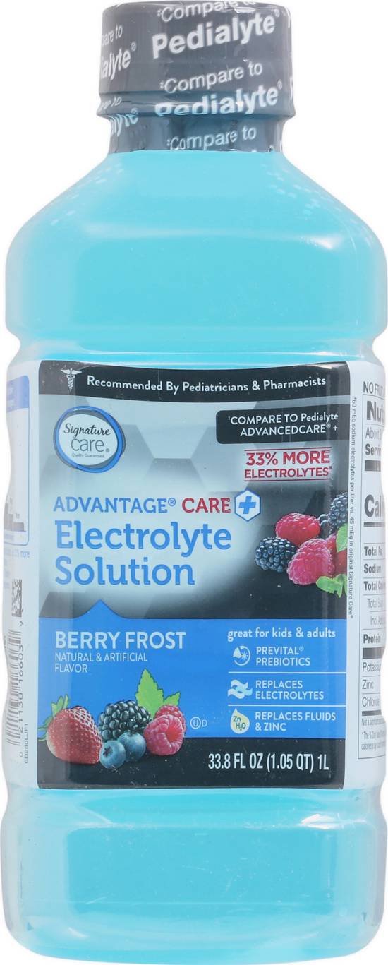 Signature Care Advantage + Berry Frost Electrolyte Solution (33.8 fl oz)