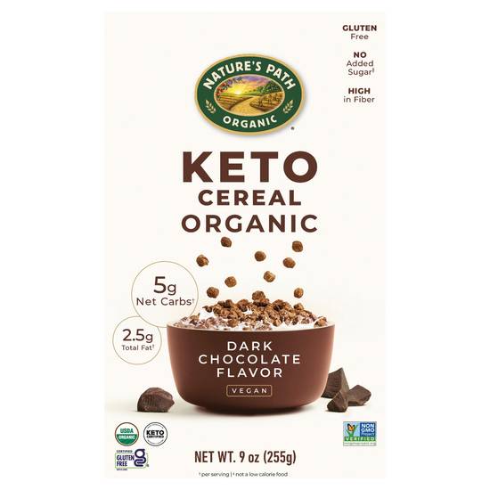 Nature's Path Dark Chocolate Organic Keto Cereal (9 oz)