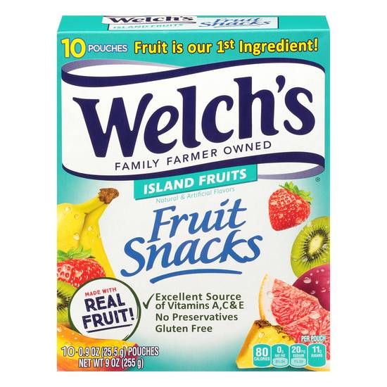 Welch's Fruit Snacks Island Fruits (10 ct)