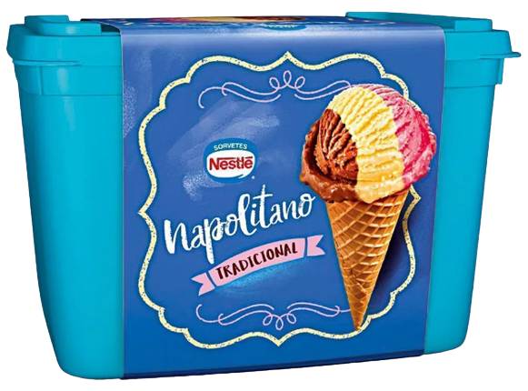 Nestlé sorvete napolitano tradicional (1,5 l)