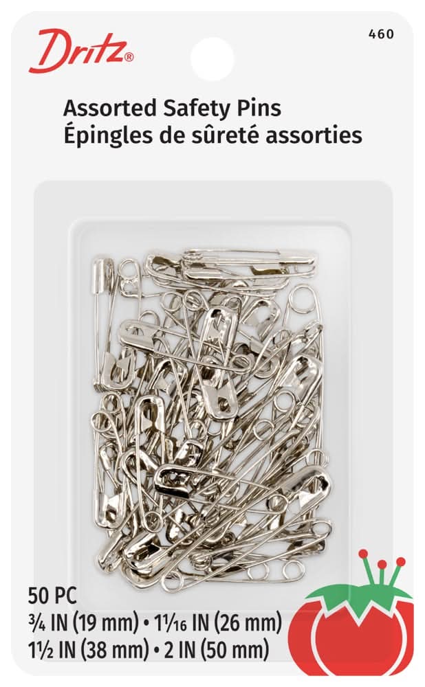 Dritz Safety Pins Assorted Sizes (1 oz)