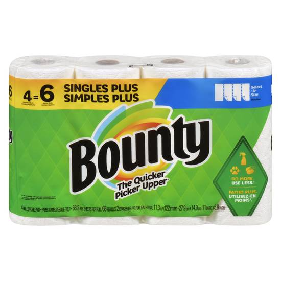 Bounty Paper Towel Sas Giant Rolls 4 Pk