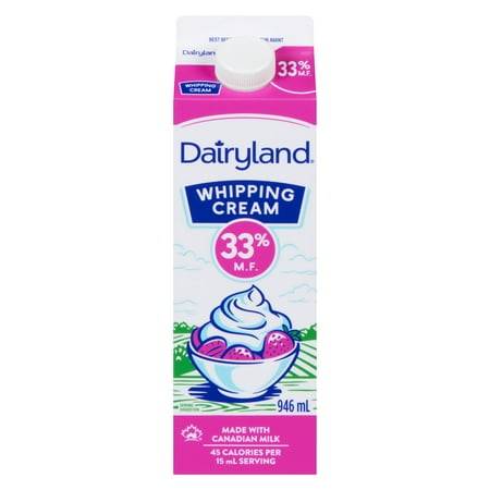 Dairyland 33% Whipping Cream (946 ml)