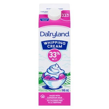 Dairyland Whipping Cream 33% (946 ml)