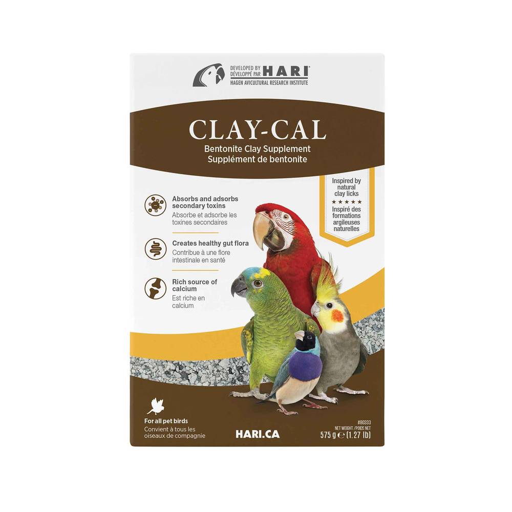 HARI Clay Cal Bentonite Clay Supplement for Birds