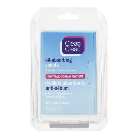 Clean & Clear Portable Oil-Absorbing Sheets (40 g)