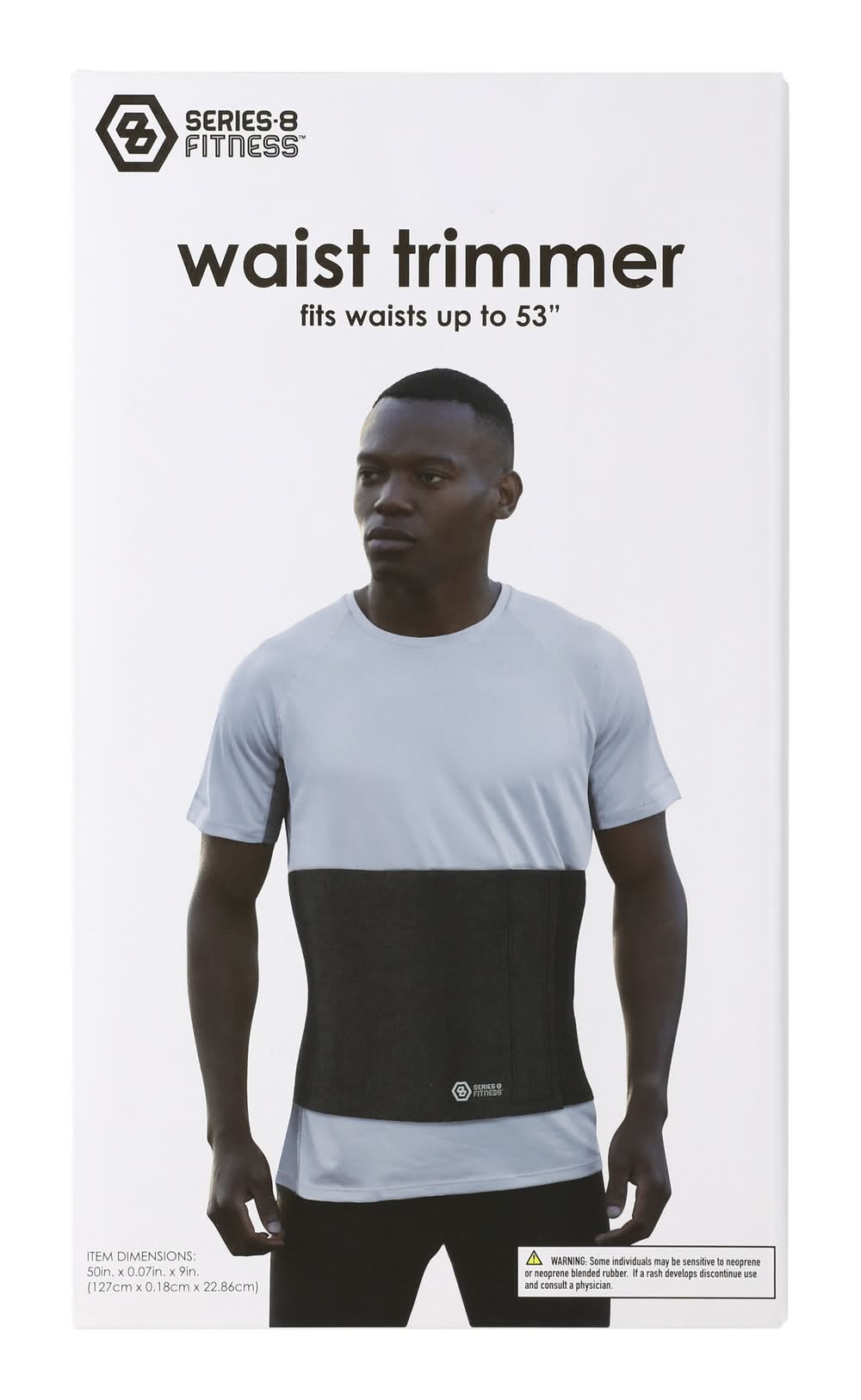Series-8 Fitness™ Waist Trimmer Large/XL Black