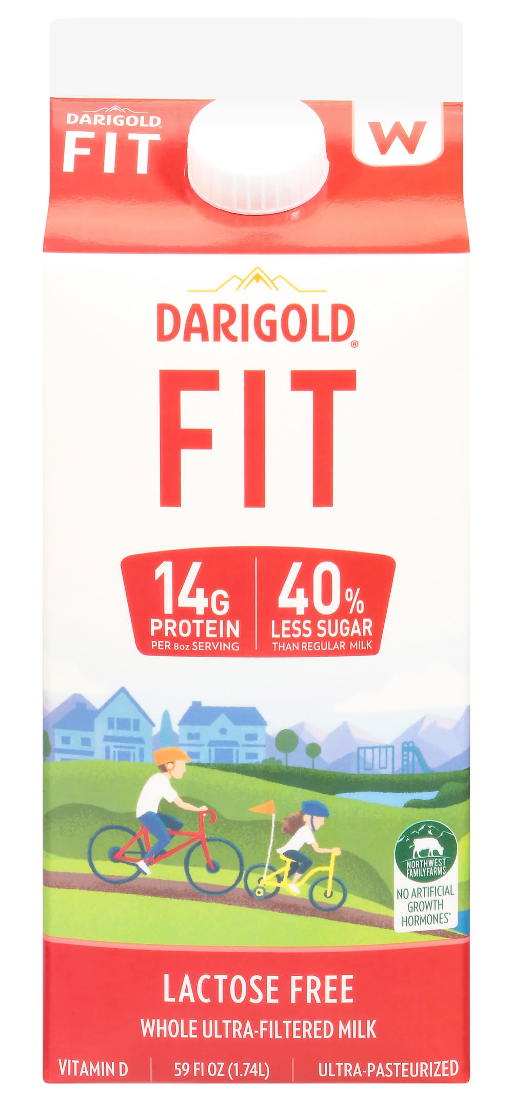 Darigold Fit Lactose Free Whole Milk (3.86 lbs)